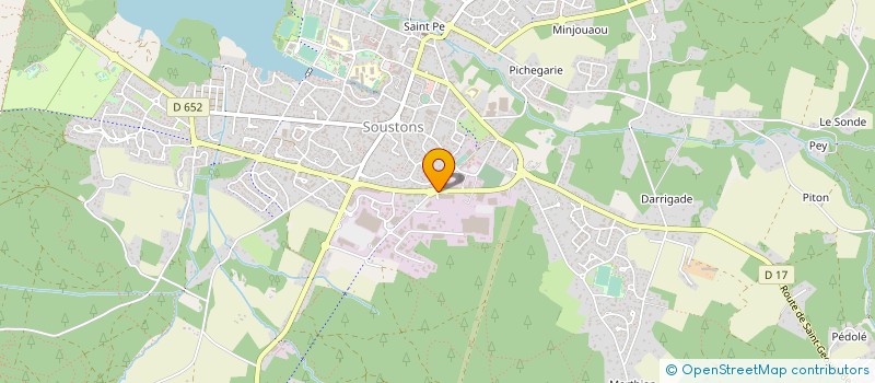 localisation de l'entreprise LESTROIS  SOUSTONS