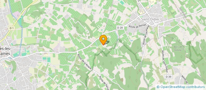 localisation de l'entreprise LESTROISAF  VENASQUE