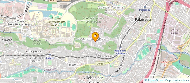 localisation de l'entreprise LESTURGIE-AMPANAUD à PALAISEAU
