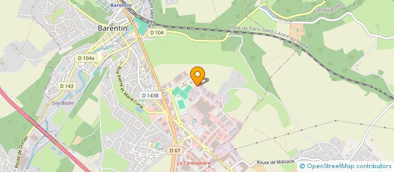 localisation de l'entreprise LESUEUR INVEST à BARENTIN