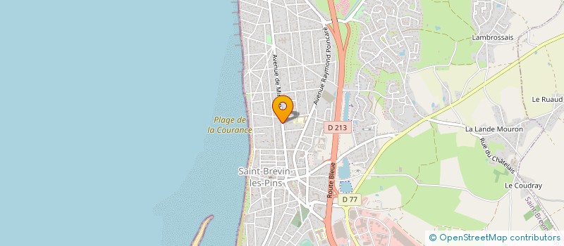 localisation de l'entreprise LESUEUR INVESTISSEMENT à SAINT-BREVIN-LES-PINS
