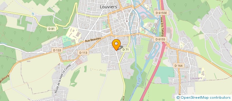 localisation de l'entreprise LESUEUR PLIAGE à LOUVIERS