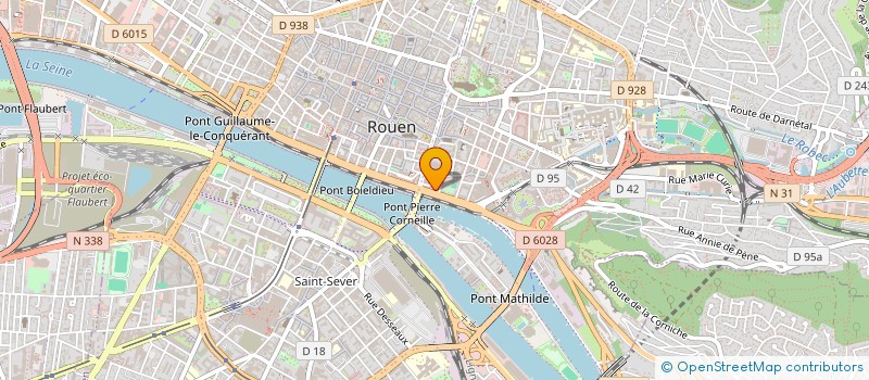 localisation de l'entreprise LESUEUR PROTECTION à ROUEN