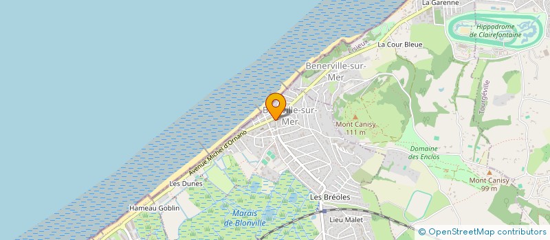 localisation de l'entreprise LESUEUR-ZARDY à BLONVILLE-SUR-MER
