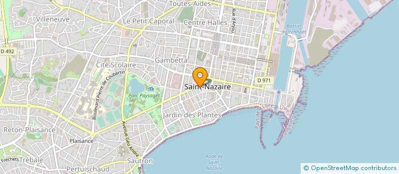 localisation de l'entreprise LESUR ALMAZOR  SAINT-NAZAIRE