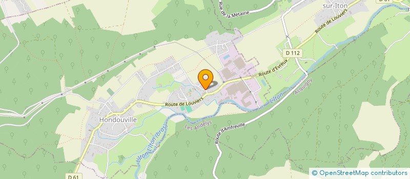 localisation de l'entreprise LESVELLES  HONDOUVILLE