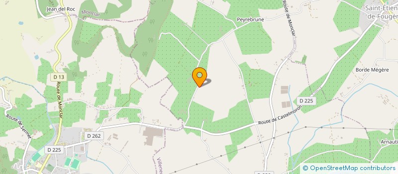 localisation de l'entreprise LESVIGNE F. M.  GRANGES-SUR-LOT