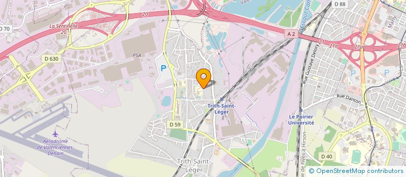 localisation de l'entreprise LESVIGNES  TRITH-SAINT-LEGER