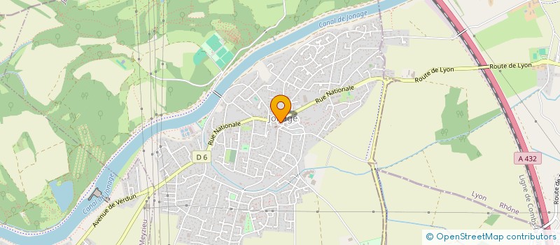 localisation de l'entreprise LESVILLO  JONAGE