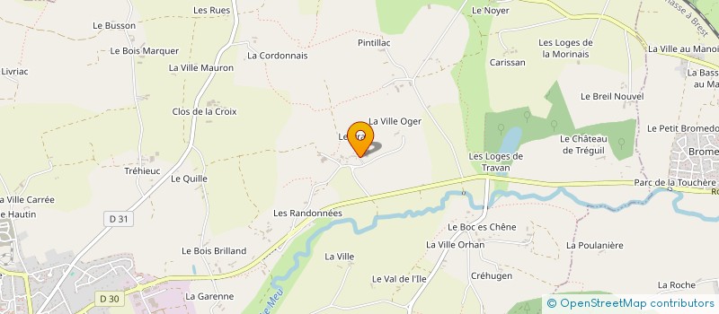 localisation de l'entreprise LESVRAN METHA à IFFENDIC