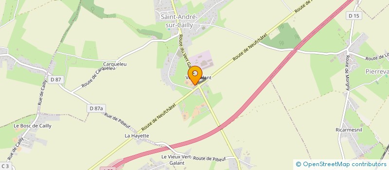 localisation de l'entreprise LESY CONSEILS  SAINT-ANDRE-SUR-CAILLY