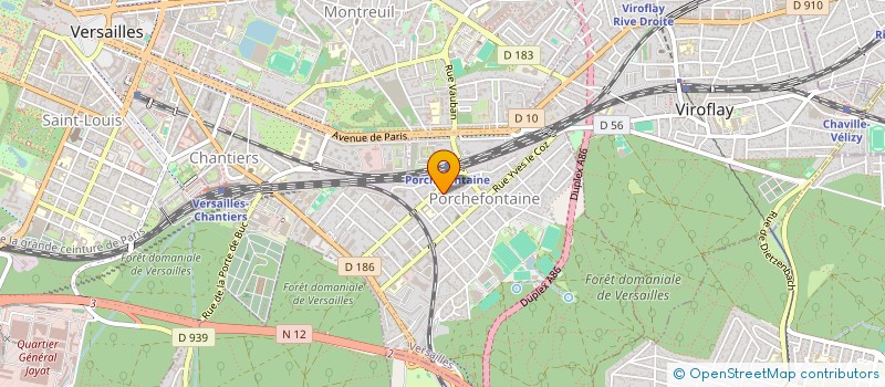 localisation de l'entreprise LESYLVER CONSEIL à VERSAILLES