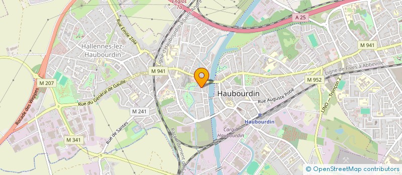 localisation de l'entreprise LESZHEMS  HAUBOURDIN