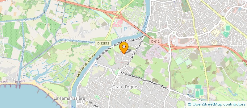 localisation de l'entreprise LET  AGDE