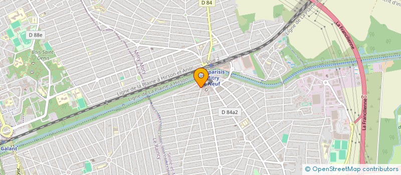 localisation de l'entreprise LET  VILLEPARISIS