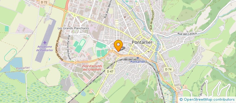localisation de l'entreprise LET DZUR  PONTARLIER