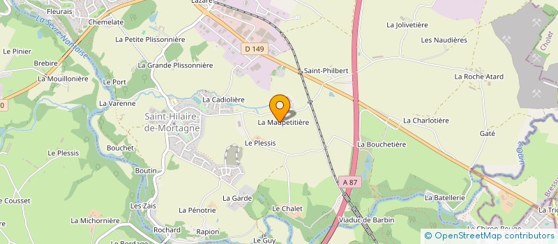 localisation de l'entreprise LET IMMOBILIER  MORTAGNE-SUR-SEVRE