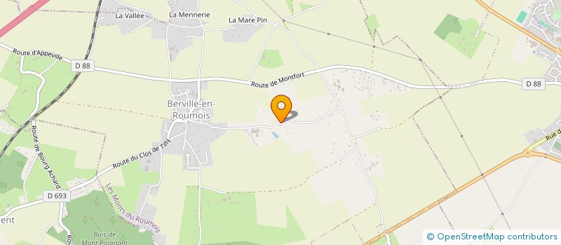 localisation de l'entreprise LET INVESTISSEMENT  LES MONTS DU ROUMOIS