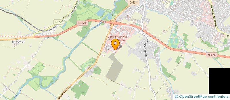 localisation de l'entreprise LET LAFFORGUE à L'ISLE-JOURDAIN