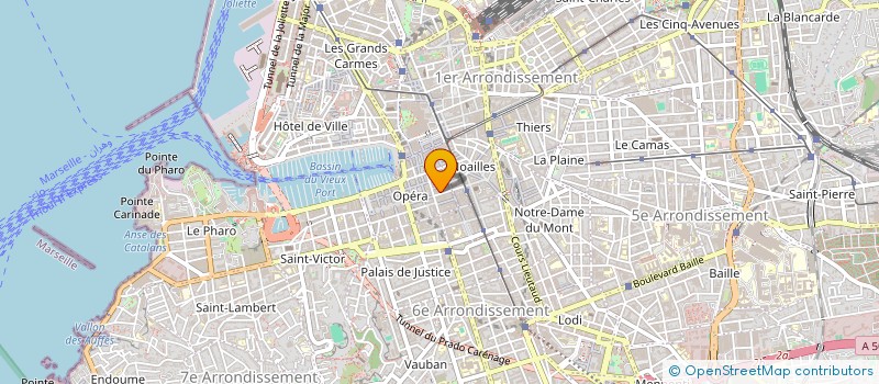localisation de l'entreprise LET LOISIRS à MARSEILLE