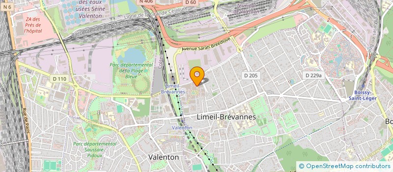 localisation de l'entreprise LET ME BE !  LIMEIL-BREVANNES