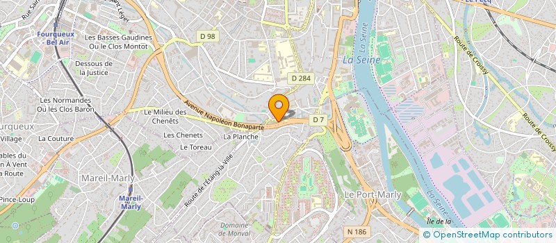 localisation de l'entreprise LET ME TALES  LE PECQ