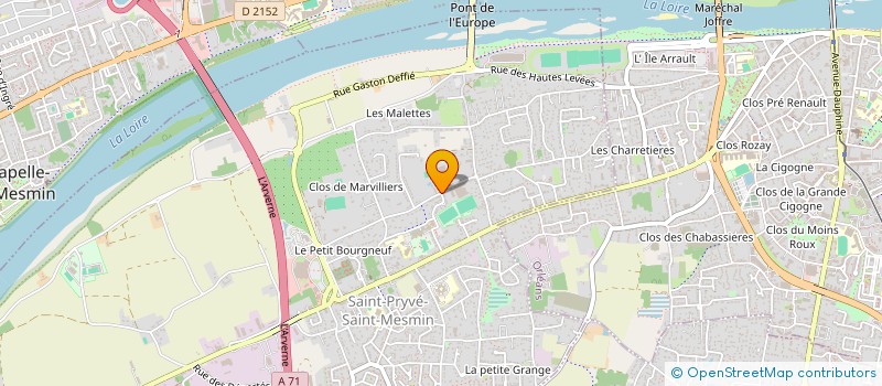 localisation de l'entreprise LET PADEL FLEURY  FLEURY-LES-AUBRAIS