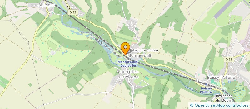 localisation de l'entreprise LET'S ACT  MONTGEROULT