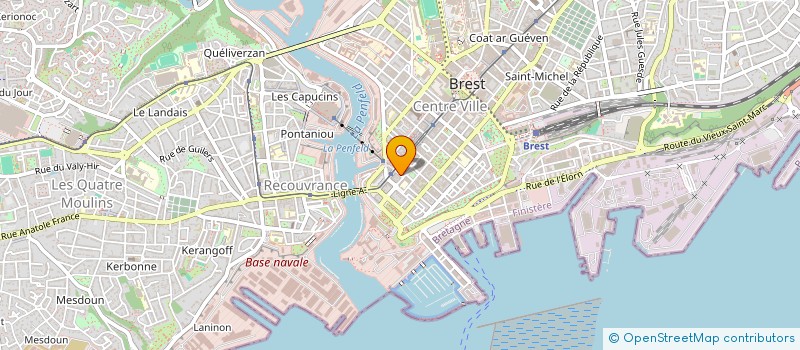 localisation de l'entreprise LET'S BE à BREST