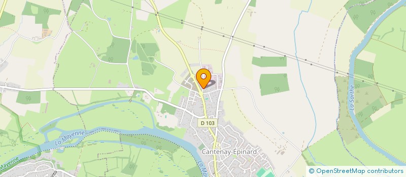 localisation de l'entreprise LET'S GAME  CANTENAY-EPINARD