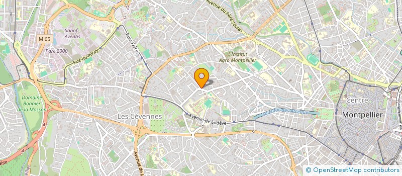 localisation de l'entreprise LET'S GAUFRE  MONTPELLIER