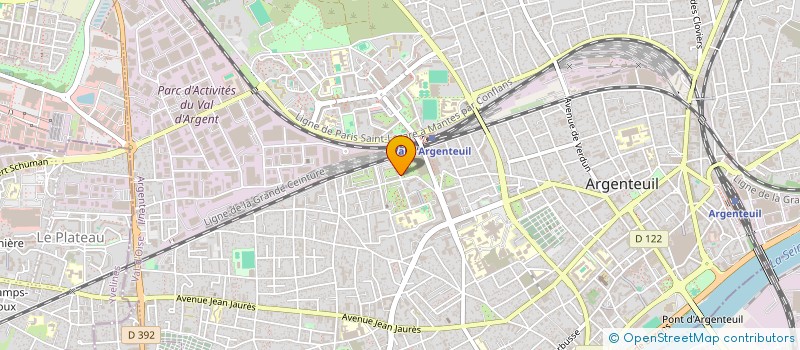 localisation de l'entreprise LET'S GO  ARGENTEUIL