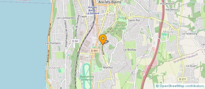 localisation de l'entreprise LET S GO  AIX-LES-BAINS