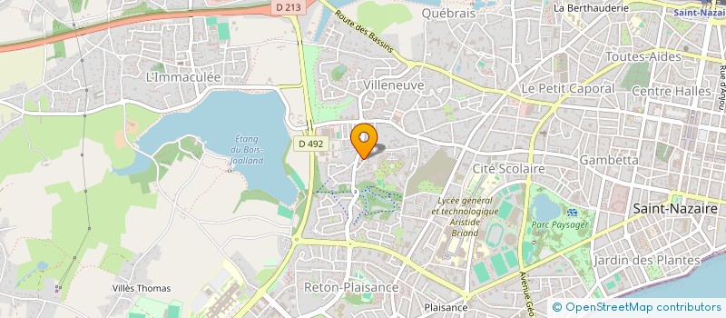 localisation de l'entreprise LET'S GO ASSOCIATION FRANCE  SAINT-NAZAIRE