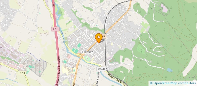 localisation de l'entreprise LET'S GO TRAVEL  AIX-EN-PROVENCE