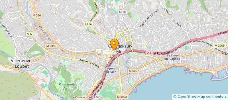 localisation de l'entreprise LET'S GROOVE YOUR BIZ à CAGNES-SUR-MER