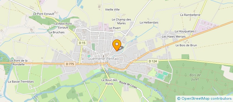 localisation de l'entreprise LET'S HOPE  GUEMENE-PENFAO