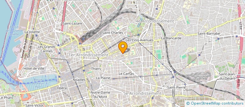 localisation de l'entreprise LET'S LES ETUDIANT.E.S EN TRAVAIL SOCIAL à MARSEILLE