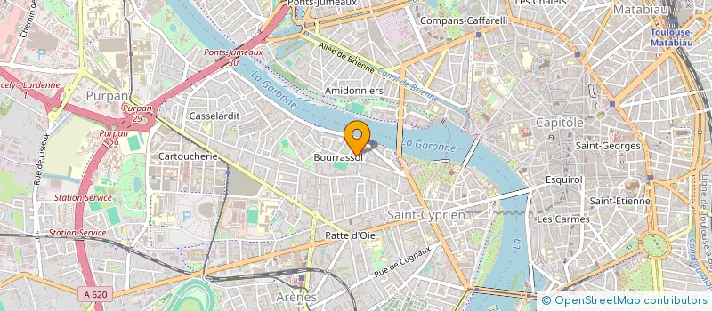 localisation de l'entreprise LET'S ROLLER DANCE  TOULOUSE