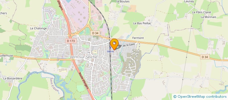 localisation de l'entreprise LET SERVICES  VERN-SUR-SEICHE