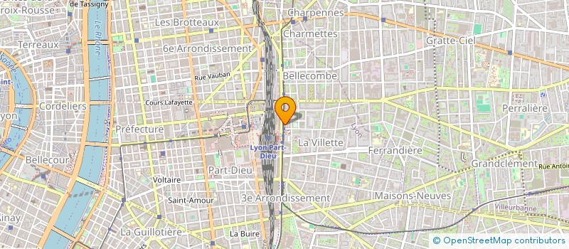 localisation de l'entreprise LET SERVICES  LYON