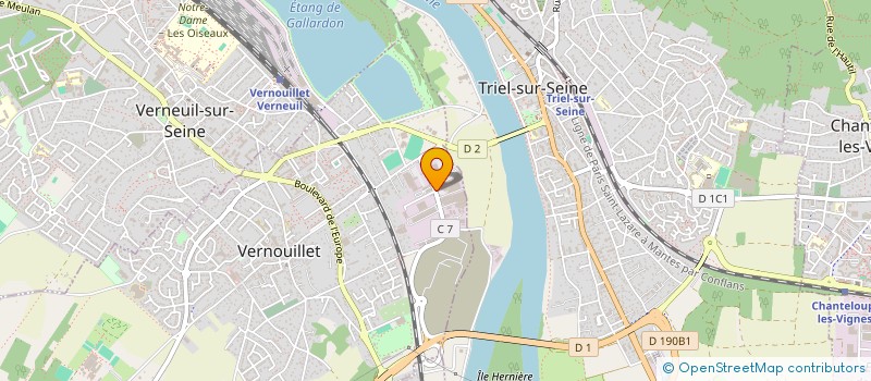 localisation de l'entreprise LET VIVA  VERNOUILLET