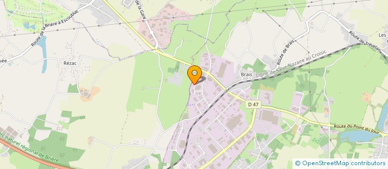 localisation de l'entreprise LETAHU  SAINT-NAZAIRE