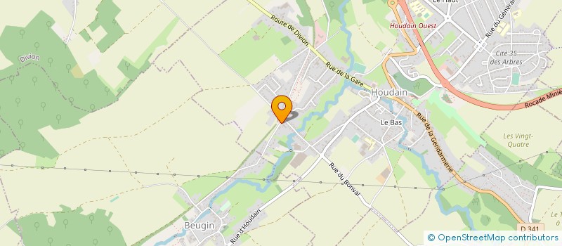 localisation de l'entreprise LETAILLE ET FILS à HOUDAIN