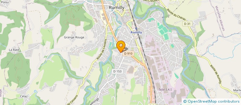 localisation de l'entreprise LETAM - HOANG  RUMILLY