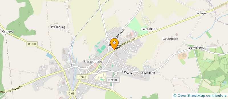 localisation de l'entreprise LETAN BLESTEL IMMOBILIER à BRICQUEBEC-EN-COTENTIN