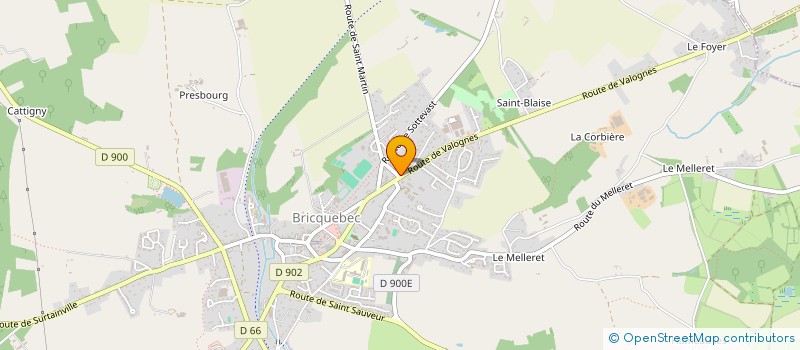 localisation de l'entreprise LETAN D'OUEST  BRICQUEBEC-EN-COTENTIN