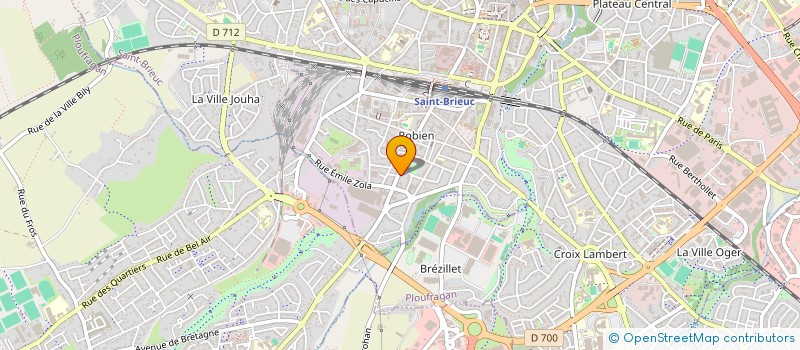 localisation de l'entreprise LETANDA à SAINT-BRIEUC