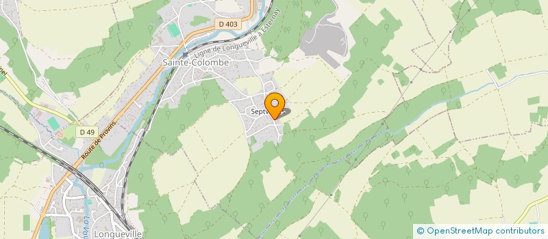 localisation de l'entreprise LETANG HABITAT  SAINTE-COLOMBE