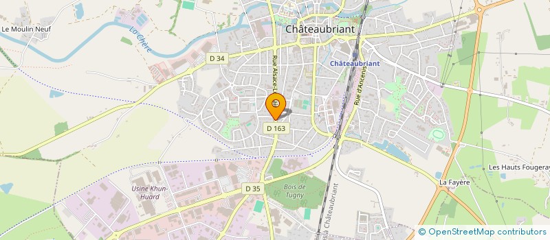 localisation de l'entreprise LETANG NOAH  CHATEAUBRIANT